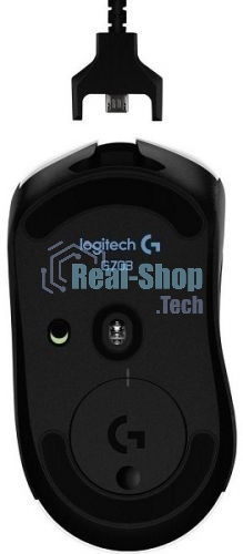 Мышь игровая Logitech G703 Lightspeed черная, сенсор 100-25600dpi (Hero25K), беспроводная 2.4GHz + USB 1,8м, 5 программируемых кнопок + колесо прокрутки, RGB-подсветка, под правую руку