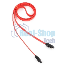 Кабель интерфейсный SATAIII Cablexpert CC-SATAM-DATA-0.8M, 80 см, 7pin/7pin, защелка, пакет