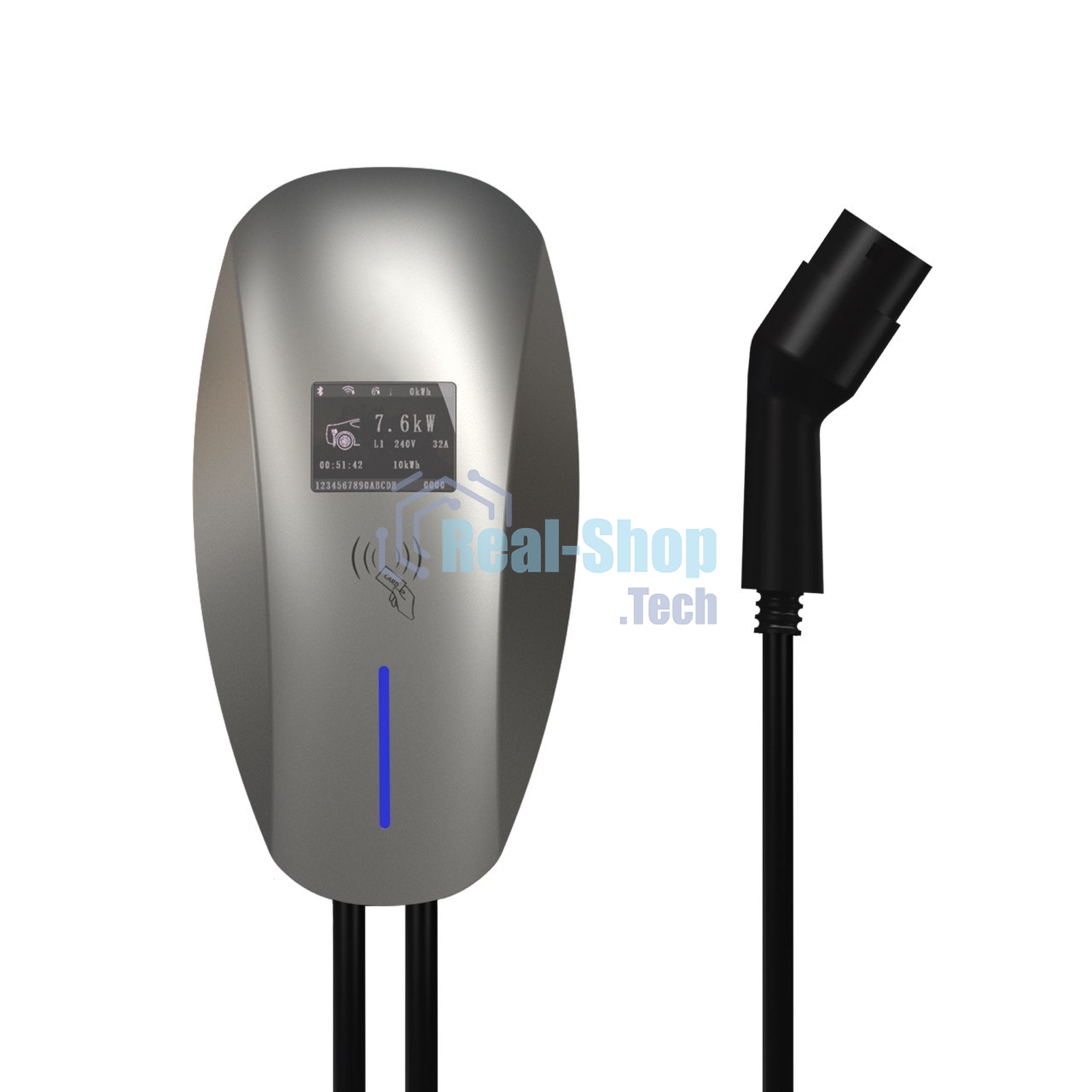 Зарядная станция S'OK 22kW WIFI APP OCPP1.6J RFID Type2 (SHM10332TP222KW-5)
