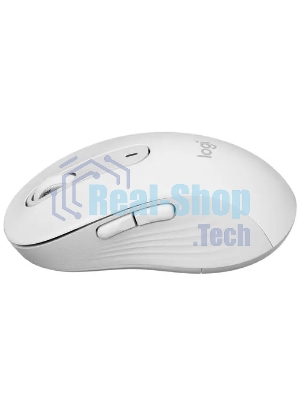 Мышь беспроводная Logitech Signature M650 белый, 4000 dpi, радиоканал, Bluetooth, USB, кнопки - 5