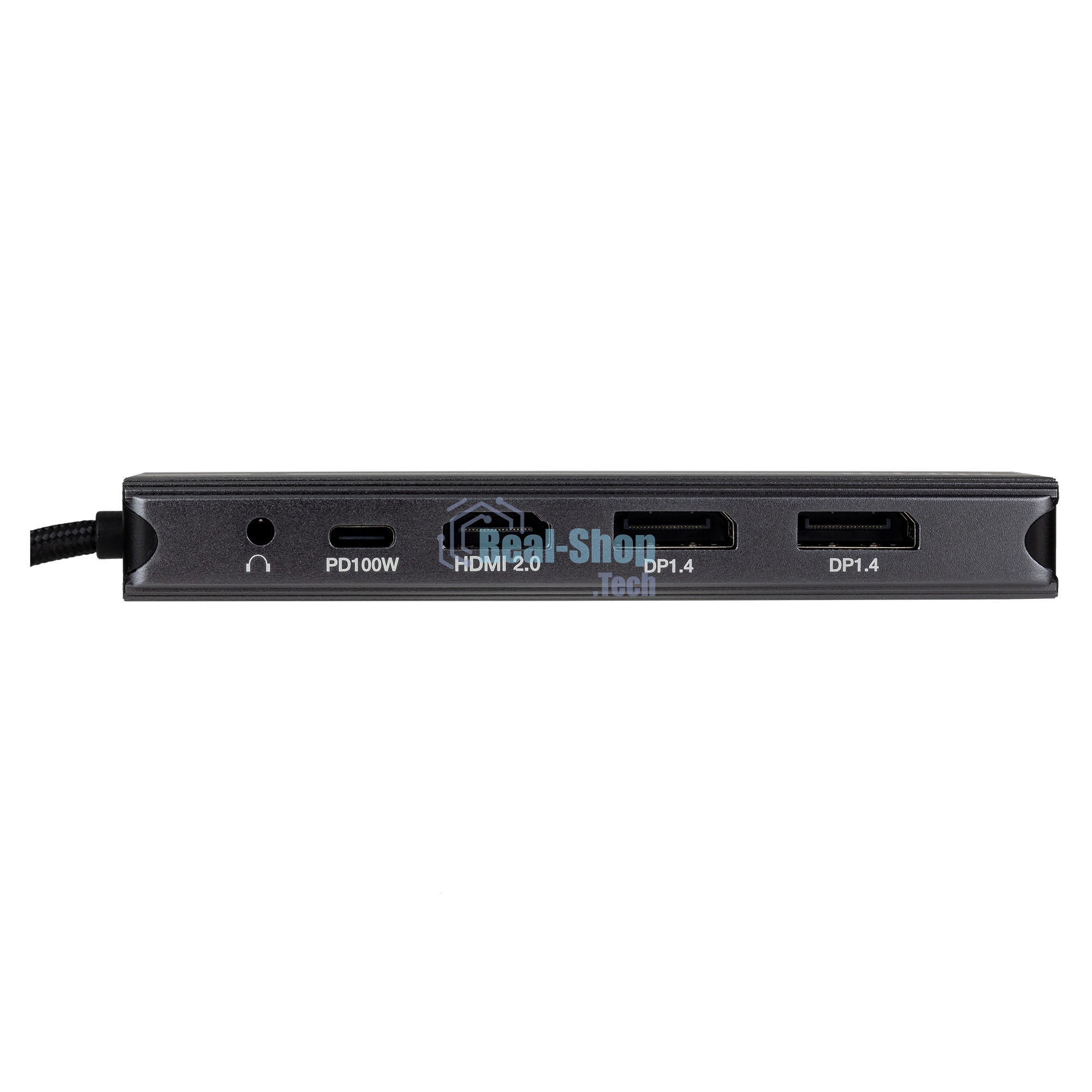 USB-концентратор HIPER HP-DS11-01, USB Type-C, USB Type-C/HDMI/USB-A/microSD/SD/DisplayPort/3.5мм/RJ45, USB