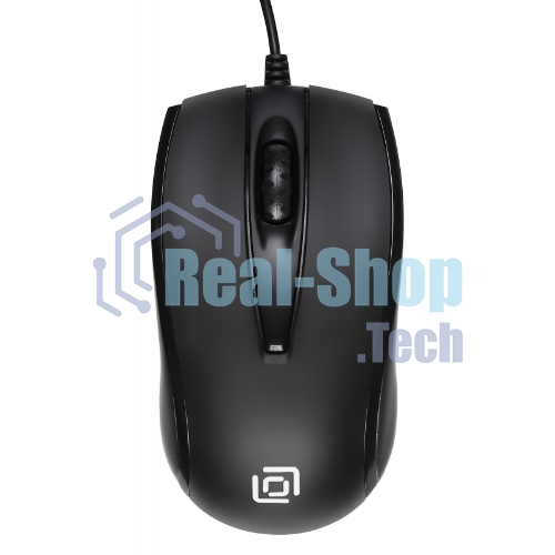Мышь проводная Oklick 325M черный, 1000 dpi, USB, кнопки - 3