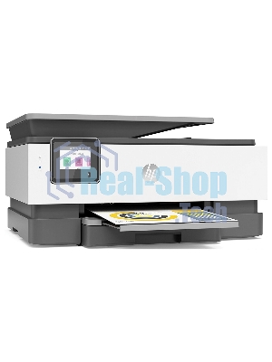 МФУ струйное HP OfficeJet 8023 (1KR64B), A4, цвтной, печ. до 20 стр/мин. (ч/б), до 10 стр/мин. (цвет), скан. до 8 стр/мин. (ч/б) 3.5 стр/мин. (цвет), 1200 x 1200 dpi, USB, RJ-45, Wi-Fi, Air Print