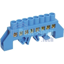 Шина нулевая IEK YNN10-812-8DP-K07 в комб DIN-изол 