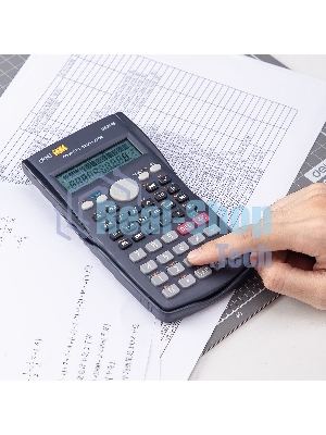 Калькулятор научный Deli ED82MS темно-синий 10+2-разр.