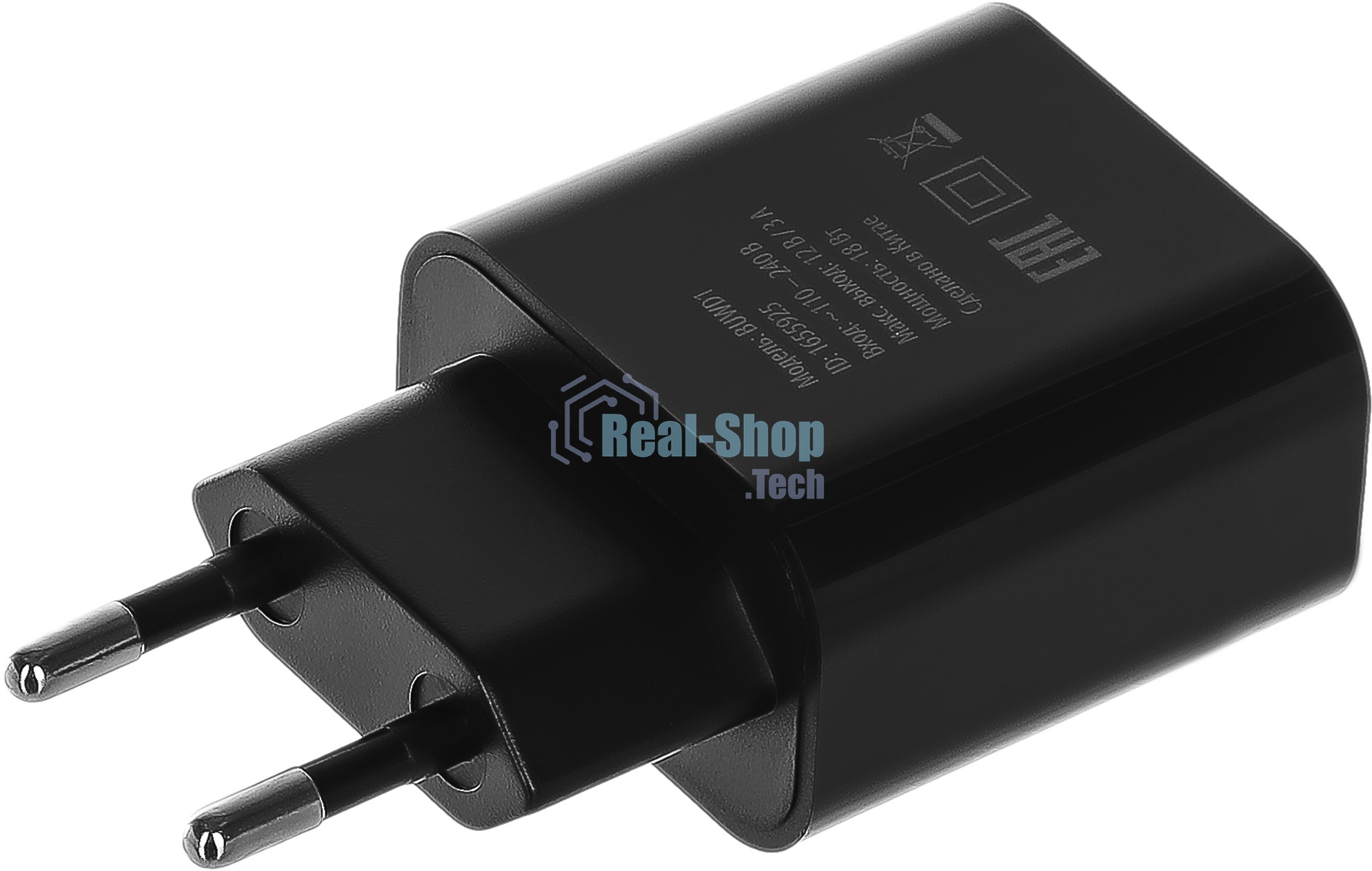 Сетевое зарядное устройство Buro BUWD1 3A PD+QC черный
