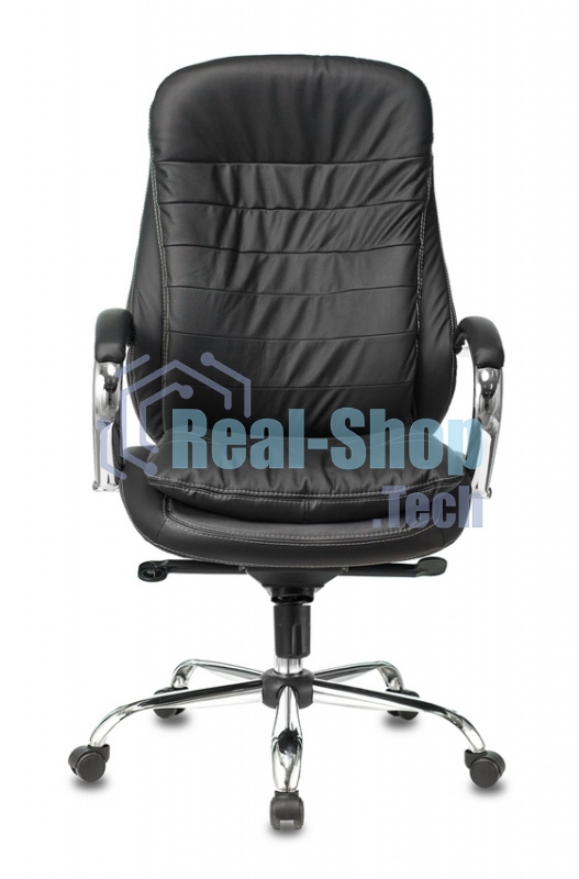 Кресло Бюрократ T-9950/BLACK черный, кожа