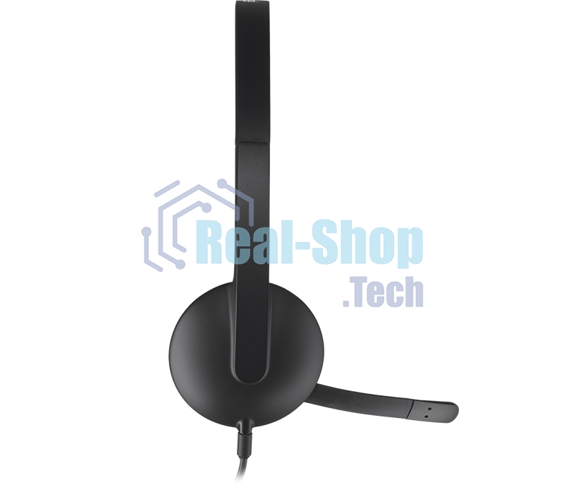 Гарнитура Logitech H340 чёрный, проводная, USB