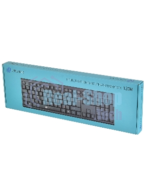 Клавиатура проводная Oklick 120M, USB, черный