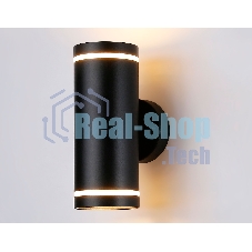 Светильник Ambrella light ST3333/2 BK черный IP54 GX53/2 max 15W 210*85*125