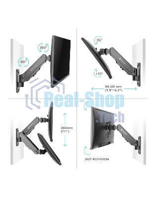 Кронштейн (держатель) ONKRON G120 для телевизора 13