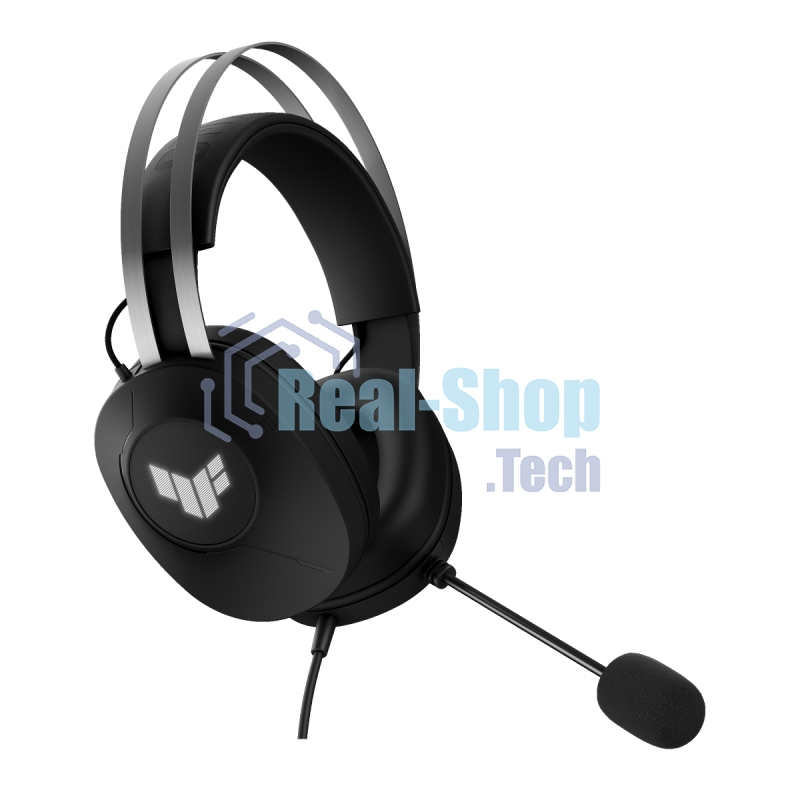 Гарнитура ASUS TUF Gaming H1 Gen II чёрный, проводная, USB, подсветка, совместимость с PS5