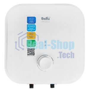 Водонагреватель электрический Ballu BWH/S 15 Capsule Plus O белый, накопительный, 15 л, 1,5 кВт