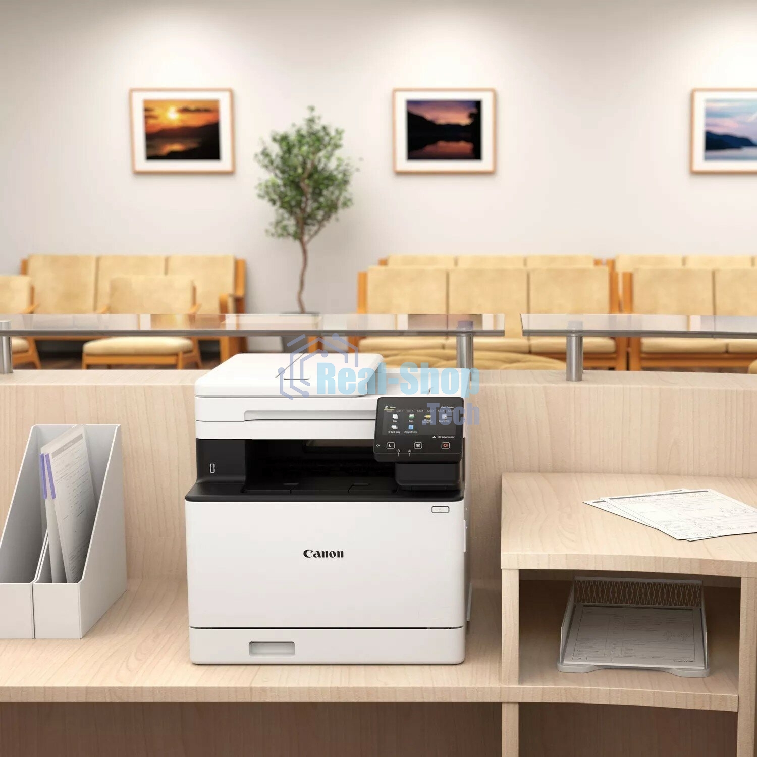 МФУ лазерное Canon i-Sensys Colour MF754Cdw (5455C009), А4, цветное, печ. 33 стр/мин., скан. до 50 стр/мин., 1200 x 1200 dpi (печать) 600x600dpi (скан.), USB, RJ-45, Wi-Fi, BlueTooth, Air Print, Mopria