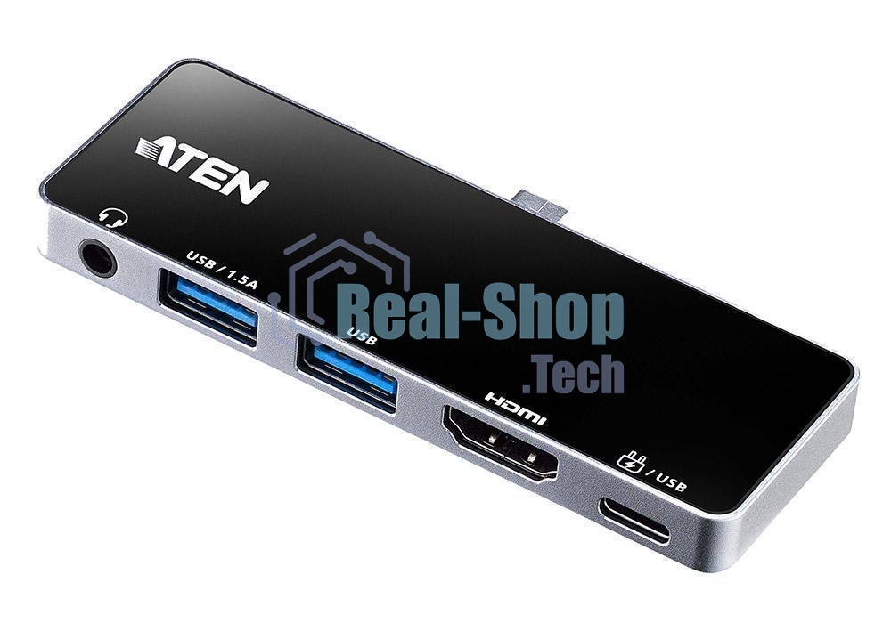 Многопортовая сверх-портативная док-станция ATEN USB-C Travel Dock with Power Pass-Through