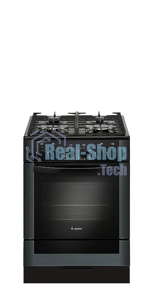 Плита газовая Gefest ПГ 6500-02 0115 черный, конфорок 4 шт, духовка 52 л, 60 см x 85 см x 60 см