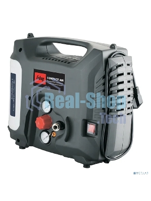 Компрессор FUBAG COMPACT AIR 6412320 ( Ресивер 5 л, Произв-сть 180 л/мин, Давление 10 бар, Мощность 1300 Вт, Напряжение 230/50 В/Гц, Вес 8.4 кг )