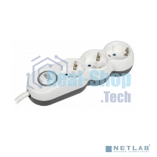 Удлинитель IEK У03В 3 места 2P+PE/3м 3х1,5 мм2 16А/250В UNO