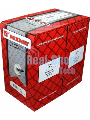 Кабель UTP Rexant 2х2х24AWG кат.5е медь 305м (м)