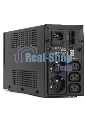 Источник бесперебойного питания Crown CMU-SP650COMBO/650 ВА/390 Вт/2 х CEE 7 (евророзетка), 3 x IEC 320 C13 (компьютерная)