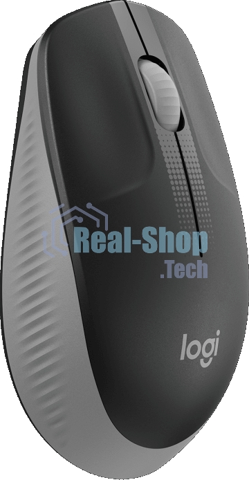 Мышь беспроводная Logitech M190 черный/серый, 1000 dpi, радиоканал, USB, кнопки - 3