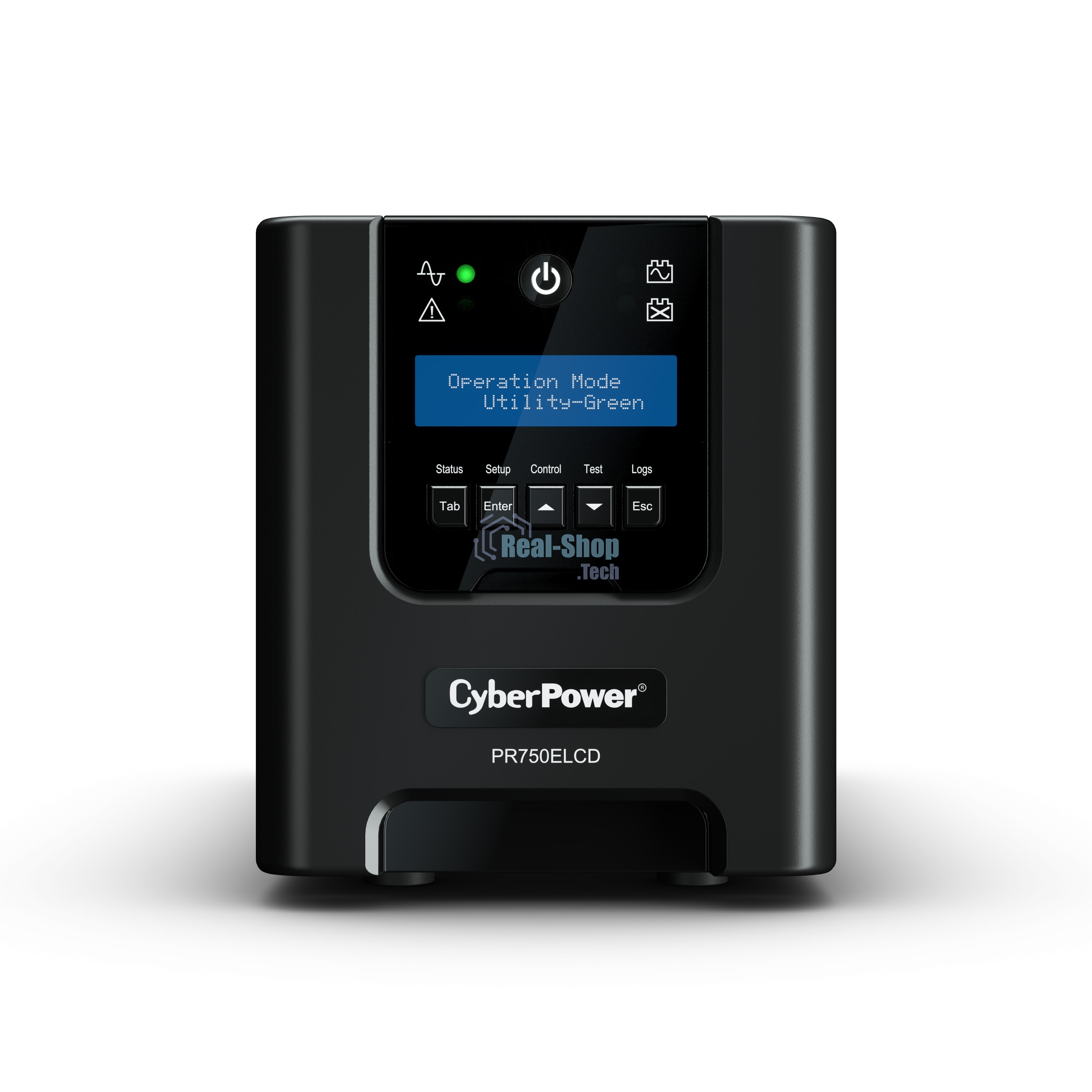 Источник бесперебойного питания CyberPower PR750ELCD 750 ВА/675 Вт/USB/RJ-11/RJ-45/6 x IEC 320 C13 (компьютерная)