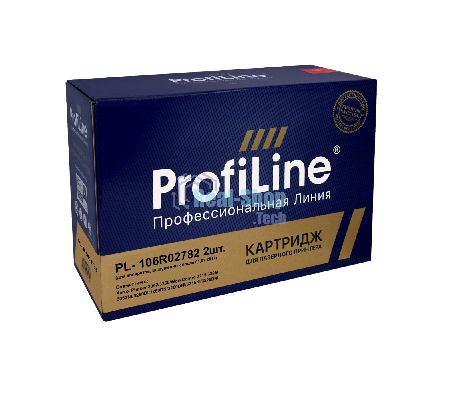 Картридж лазерный ProfiLine PL-106R02782, двойная упаковка, для принтеров Xerox Phaser 3052/3260/WorkCentre 3215/3225/3052NI/3260DI/3260DN/3260DNI/3215NI/3225DNI (для аппаратов, выпущенных после 01.07.2017) 2х3000 копий