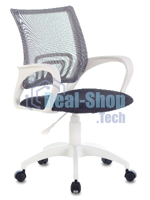 Кресло Бюрократ CH-W695NLT TW-04 TW-12 темно-серый, сетка/ткань, 120 кг, механизм качания