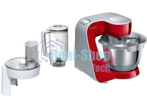 Кухонный комбайн Bosch MUM58720 1000Вт красный/серебристый