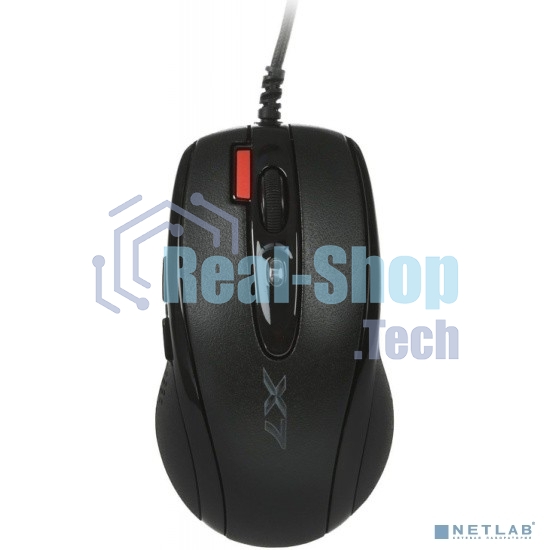 Мышь проводная A4Tech X-710BK черный, 2000 dpi, USB, кнопки - 7
