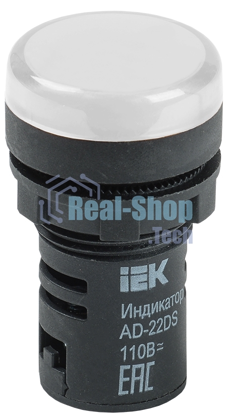 Арматура светосигнальная AD-22DS 24В AC/DC бел. IEK BLS10-ADDS-024-K01
