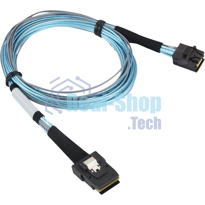 Кабель Gigabyte Cable SAS HD TO SLIMLINE SAS длина 0,8, синий