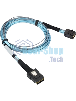 Кабель Gigabyte Cable SAS HD TO SLIMLINE SAS длина 0,8, синий