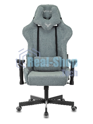 Кресло Бюрократ VIKING KNIGHT LT28 FABRIC серо-голубой, ткань, 120 кг, механизм качания