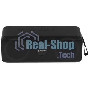 Акустическая система Defender LIGHT/BT/FM/USB/TF/AUX Q1 черный 10 Вт