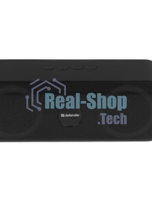 Акустическая система Defender LIGHT/BT/FM/USB/TF/AUX Q1 черный 10 Вт