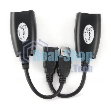 Кабель Gembird USB 2.0 удлинительный AM/AF/RJ45Fx2 по витой паре