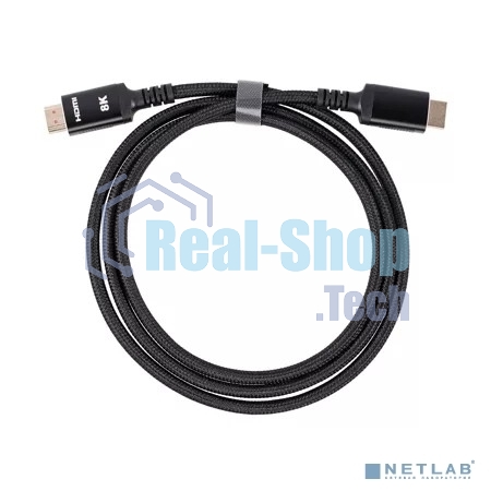 Кабель iOpen HDMI 19M/M,ver. 2.1 8KX60Hz (Econom) оплетка 1.5m ACG859B-1.5
