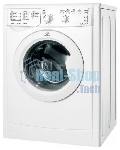 Стиральная машина Indesit IWSC 6105 белый, загрузка фронтальная 6 кг, 1000 об/мин., класс: А