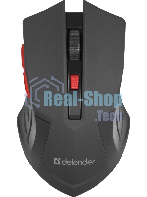 Мышь беспроводная Defender Accura MM-275 синий, 1600 dpi, радиоканал, USB, кнопки - 6