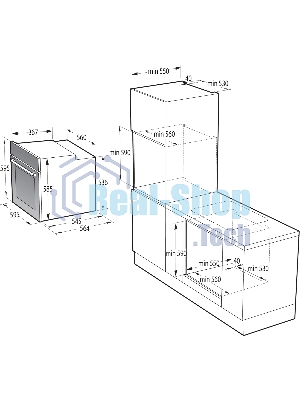 Духовой шкаф электрический Gorenje BOS67372CLB черный