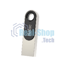 Флешка USB Netac U278 (NT03U278N-008G-20PN), 8Gb, USB 2.0, R/W 50/10, серебристый/черный