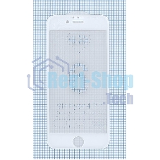 Защитное стекло 4D для Apple iPhone 6/6S белый