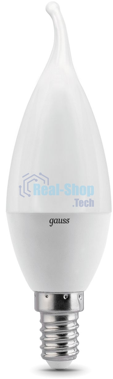 Лампа светодиодная Gauss Tailed 6.5Вт свеча 4100К белый E14 550лм 150-265В