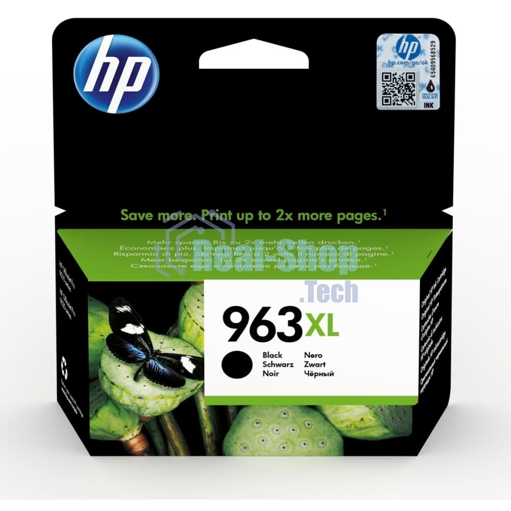 Картридж HP 963XL струйный черный повышенной емкости (2000 стр)
