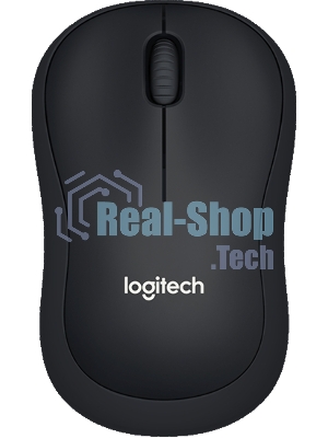 Мышь беспроводная Logitech B220 Silent черный, 1000 dpi, радиоканал, USB, кнопки - 3