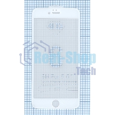 Защитное стекло 4D для Apple iPhone 6/6S Plus белый