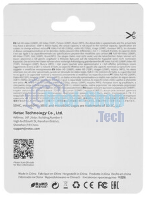 Флеш Карта MicroSD card Netac P500 Extreme Pro 256Gb, retail version w/SD adapter