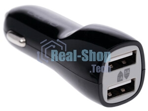 Сетевое зарядное устройство Qumo Energy (Charger 001), 1 USB, 1A, черный