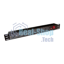 Блок распределения питания Lanmaster TWT-PDU19-10A8P-3.0 гор.размещ. 8xSchuko базовые 10A Schuko 3м